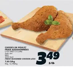 IGA C'EST PRÊT! À CUIRE FRESH SEASONED CHICKEN LEGS offer