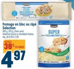 Marché Adonis fromage en bloc ou râpé Selection offer