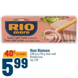 Marché Adonis thon Riomare | Riomare tuna offer