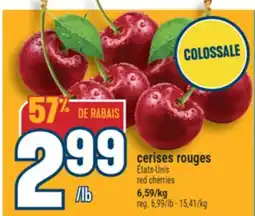 Marché Adonis cerises rouges | red cherries offer