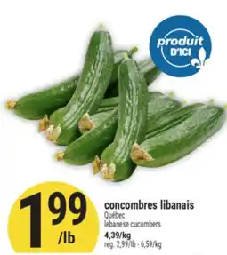 Marché Adonis concombres libanais | lebanese cucumbers offer