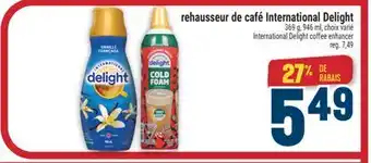 Marché Adonis rehausseur de café International Delight | International Delight coffee enhancer offer