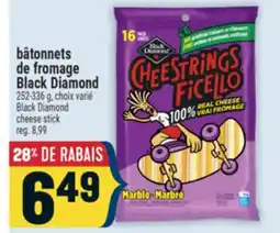 Marché Adonis bâtonnets de fromage Black Diamond offer