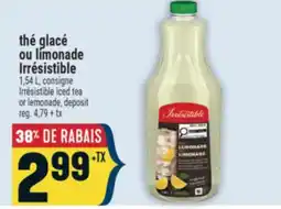 Marché Adonis thé glacé ou limonade Irrésistible | Irrésistible iced tea or lemonade offer
