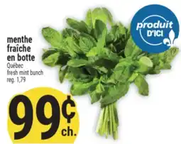 Marché Adonis MENTHE FRAÎCHE EN BOTTE | FRESH MINT BUNCH offer