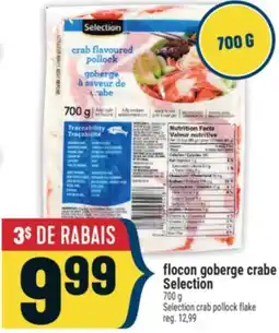 Marché Adonis flocon goberge crabe Selection | Selection crab pollock flake offer