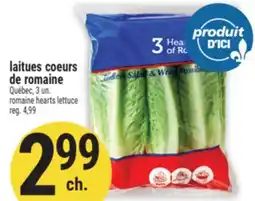 Marché Adonis laitues coeurs de romaine | romaine hearts lettuce offer