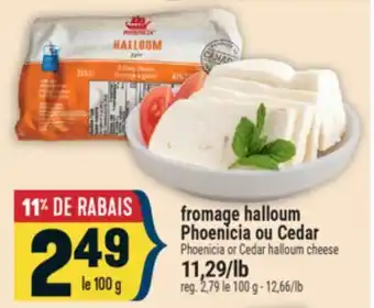 Marché Adonis fromage halloum Phoenicia ou Cedar | Phoenicia or Cedar halloum cheese offer