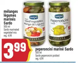 Marché Adonis mélanges légumes marinés Sardo | Sardo marinated vegetabel mix offer