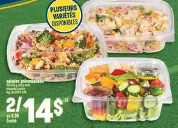 Marché Adonis salades préemballées | prepacked salads offer