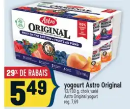 Marché Adonis yogourt Astro Original offer