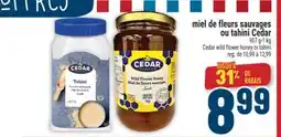 Marché Adonis miel de fleurs sauvages ou tahini Cedar | Cedar wild flower honey or tahini offer