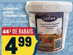 Marché Adonis aubergines grillées congelées Cedar | Cedar frozen grilled eggplant offer