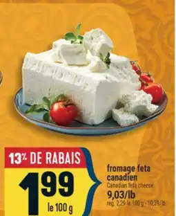 Marché Adonis fromage feta canadien offer