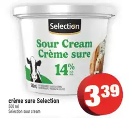 Super C crème sure Selection | Selection sour cream offer