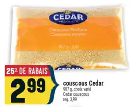 Marché Adonis couscous Cedar offer