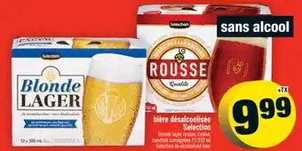 Super C bière désalcoolisée Selection | Selection de-alcoholized beer offer