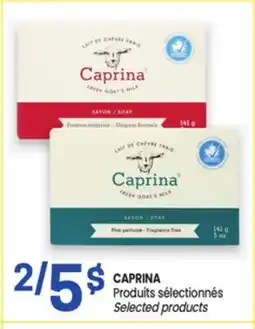 Uniprix CAPRINA Produits sélectionnés Selected products offer