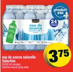 Super C eau de source naturelle Selection | Selection natural spring water offer