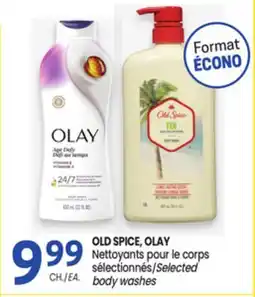 Uniprix OLD SPICE, OLAY Nettoyants pour le corps sélectionnés/Selected body washes offer