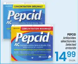 Uniprix PEPCID Antiacides sélectionnés Selected antacids offer