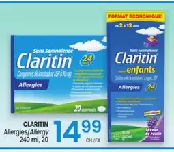 Uniprix CLARITIN Allergies/Allergy offer