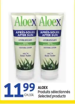 Uniprix ALOEX Produits sélectionnés/ Selected products offer
