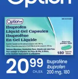 Uniprix Option+ Ibuprofène offer