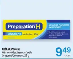 Uniprix PRÉPARATION H Hémorroïdes/Hemorrhoids Onguent/Ointment offer