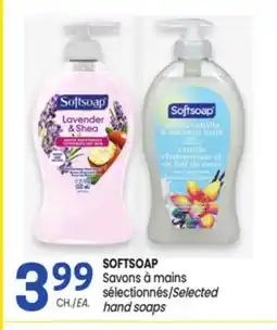 Uniprix SOFTSOAP Savons à mains sélectionnés/Selected hand soaps offer