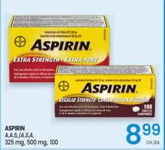 Uniprix ASPIRIN A.A.S./A.S.A offer