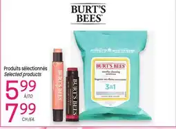 Uniprix BURT'S BEES Produits sélectionnés Selected products offer