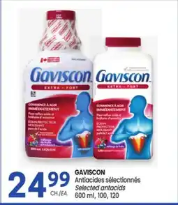 Uniprix GAVISCON Antiacides sélectionnés Selected antacids offer