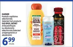 Uniprix GARNIER Produits capillaires sélectionnés OLD SPICE, SECRET Antisudorifiques ou déodorants offer
