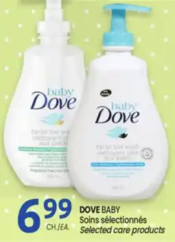 Uniprix DOVE BABY Soins sélectionnés Selected care products offer