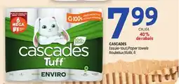 Uniprix CASCADES Essuie-tout/Paper towels Rouleaux/Rolls, 6 offer