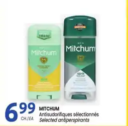 Uniprix MITCHUM Antisudorifiques sélectionnés Selected antiperspirants offer