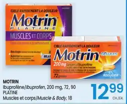 Uniprix MOTRIN ibuprofène offer