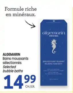 Uniprix ALGEMARIN Bains moussants sélectionnés /Selected bubble baths offer