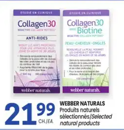 Uniprix WEBBER NATURALS Produits naturels sélectionnés/Selected natural products offer