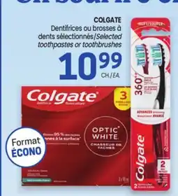 Uniprix COLGATE Dentifrices ou brosses à dents sélectionnés/Selected toothpastes or toothbrushes offer