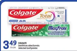 Uniprix COLGATE Toothpastes / Selected toothpastes offer