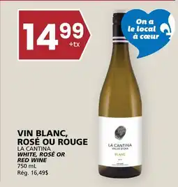 Rachelle-Bery Grocery LA CANTINA WHITE, ROSÉ OR RED WINE offer