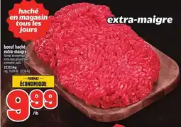 Metro BŒUF HACHÉ EXTRA-MAIGRE EN FORMAT ÉCONOMIQUE | EXTRA LEAN GROUND BEEF VALUE PACK offer