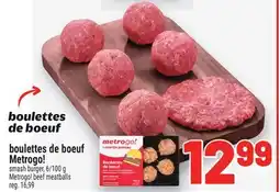 Metro BOULETTES DE BOEUF METROGO! offer