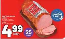 Metro BŒUF FUMÉ PASTRAMI LESTERS | LESTERS PASTRAMI SMOKED BEEF offer