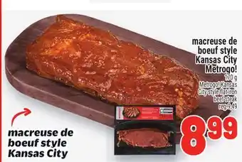 Metro MACREUSE DE BŒUF STYLE KANSAS CITY METROGO! | METROGO! KANSAS CITY-STYLE FLAT IRON BEEF STEAK offer