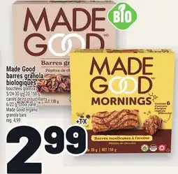 Metro MADE GOOD BARRES GRANOLA BIOLOGIQUES | MADE GOOD ORGANIC GRANOLA BARS offer
