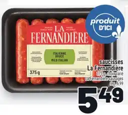Metro SAUCISSES LA FERNANDIÈRE | LA FERNANDIÈRE SAUSAGES offer