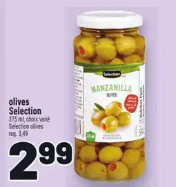Metro OLIVES SELECTION | SELECTION OLIVES offer